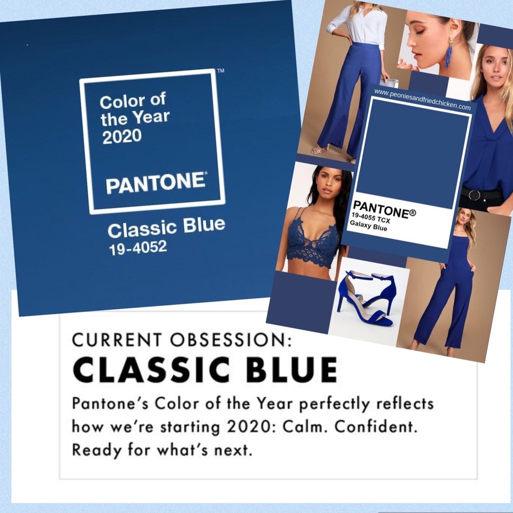 PANTONE COLOR 2020💙CLASSIC BLUE💙